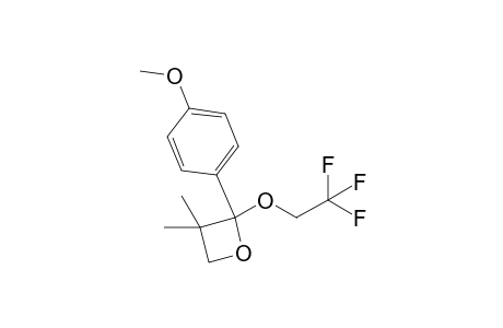 2-(4-Methoxyphenyl)-2-(2,2,2-trifluoroethoxy)-3,3-dimethyloxetane