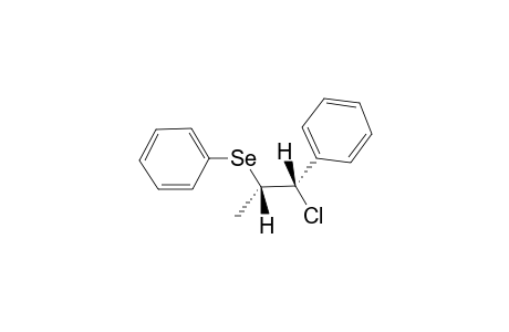 ERYTHRO-2-BENZENESELENYL-1-CHLORO-1-PHENYL-PROPANE