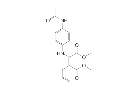 Dimethyl 2-(4-acetamidophenylamino)-3-allylmaleate