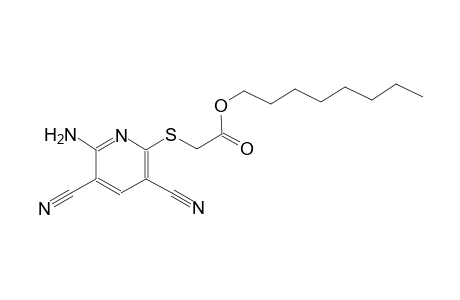 octyl [(6-amino-3,5-dicyano-2-pyridinyl)sulfanyl]acetate