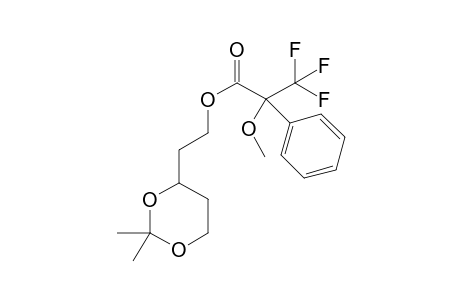 {2-[2',2'-Dimethyl-1',3'-dioxan-4'-yl]ethyl 3,3,3-trifluoro-2-methoxy-2-phenylpropanoate