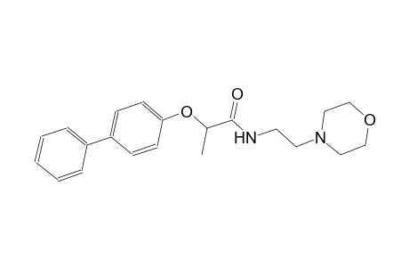 2-([1,1'-biphenyl]-4-yloxy)-N-[2-(4-morpholinyl)ethyl]propanamide
