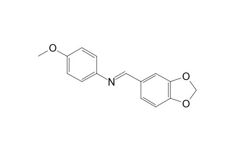 N-(3,4-METHYLENEDIOXYBENZYLIDENE)-4'-METHOXYANILINE