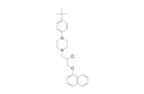 1-[4-(4-tert-butylphenyl)piperazin-1-yl]-3-naphthalen-1-yloxypropan-2-ol