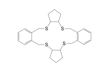 1,6,9,14-tetrathia-1,6:9,14-bis(cyclopenta)-3,4:11,12-dibenzocyclohexadecane