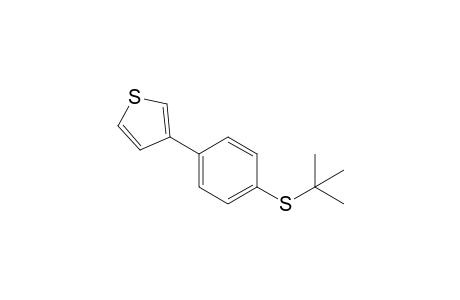 3-(4-tert-Butylsulfanylphenyl)thiophene