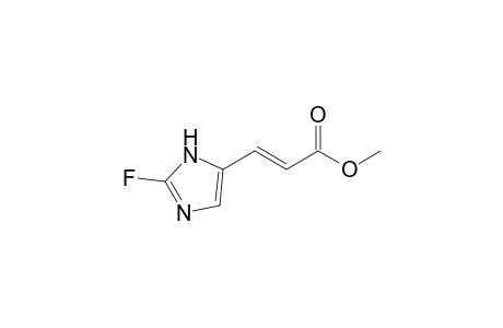 2-Fluoroimidazole-5-propenoic acid, methyl(ester)