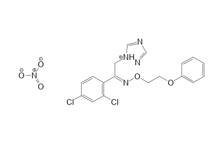 Ethanone, 1-(2,4-dichlorophenyl)-2-(1H-1,2,4-triazol-1-yl)-, O-(2-phenoxyethyl)oxime, mononitrate