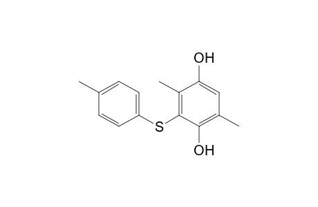 2,5-Dimethyl-3-(p-tolylthio)benzene-1,4-diol