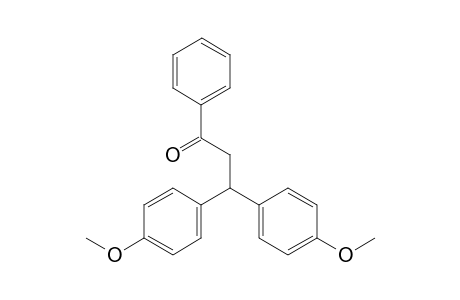 3,3-Bis(4-methoxyphenyl)-1-phenylpropan-1-one