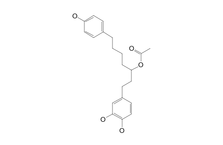 3-ACETOXY-1-(3,4-DIHYDROXYPHENYL)-7-(4-HYDROXYPHENYL)-HEPTANE
