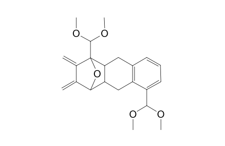 (1RS,4SR,4aSR,9aRS)-1,5-bis(dimethoxymethyl)-1,4-epoxy-1,2,3,4,4a,9,9a,10-octahydro-2,3-dimethylideneanthracene