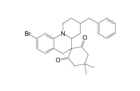 3-Benzyl-5',5'-dimethyl-9-bromo-2,3,4,4a,5,6-hexahydro-1H-spiro[benzo[c]quinolizine-5,2'-cyclohexane]-1',3'-dione