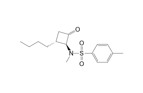(2S,3R)-3-n-Butyl-2-(N-methyl-N-tosylamino)cyclobutanone