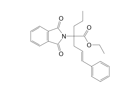 (E)-Ethyl 2-(1,3-dioxoisoindolin-2-yl)-5-phenyl-2-propylpent-4-enoate