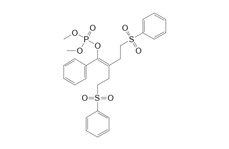 Dimethyl 1-Phenyl-4-(phenylsulfonyl)-2-[2-(phenylsulfonyl)ethyl]but-1-enyl Phosphate