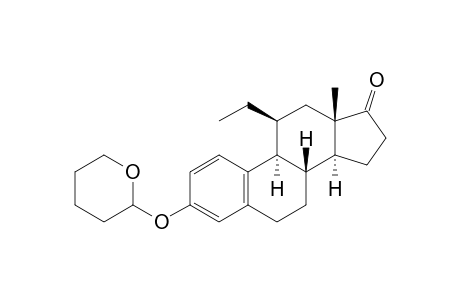(8S,9S,11S,13S,14S)-11-ethyl-13-methyl-3-(2-oxanyloxy)-7,8,9,11,12,14,15,16-octahydro-6H-cyclopenta[a]phenanthren-17-one