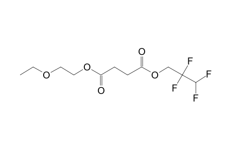 Succinic acid, 2,2,3,3-tetrafluoropropyl 2-ethoxyethyl ester