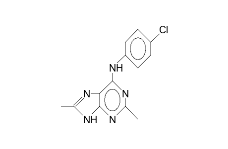 N-(4-Chloro-phenyl)-2,8-dimethyl-9H-purin-6-amine