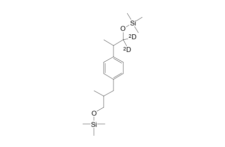 1-(1-Methyl-2,2-D2-2-trimethylsilyloxyethyl)-4-(2-methyl-3-trimethylsilyloxypropyl)benzene