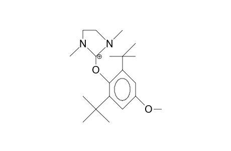 2-(2,6-Di-tert-butyl-4-methoxy-phenoxy)-1,3-dimethyl-imidazolidinium cation