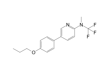 2-[Methyl(trifluoromethyl)amino]-5-(4-propoxyphenyl)pyridine