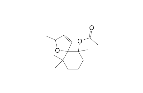 1-Oxaspiro[4.5]dec-3-en-6-ol, 2,6,10,10-tetramethyl-, acetate