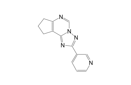 7H-cyclopenta[e][1,2,4]triazolo[1,5-c]pyrimidine, 8,9-dihydro-2-(3-pyridinyl)-
