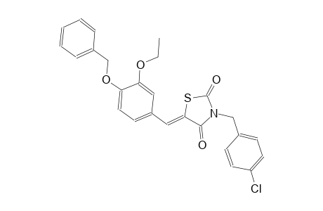 2,4-thiazolidinedione, 3-[(4-chlorophenyl)methyl]-5-[[3-ethoxy-4-(phenylmethoxy)phenyl]methylene]-, (5Z)-