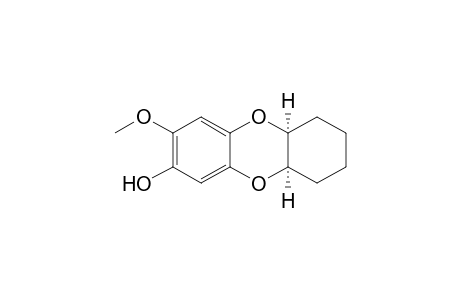 (5aS,9aR)-3-methoxy-5a,6,7,8,9,9a-hexahydrodibenzo-p-dioxin-2-ol