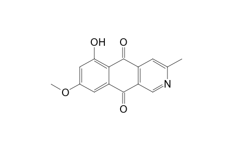 Benz[g]isoquinoline-5,10-dione, 6-hydroxy-8-methoxy-3-methyl-