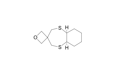 (5aS,9aR)-spiro[2,4,5a,6,7,8,9,9a-octahydrobenzo[b][1,4]dithiepine-3,3'-oxetane]