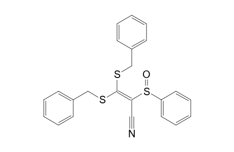 3,3-bis(Benzylthio)-2-(phenylsulfinyl)acrylonitrile