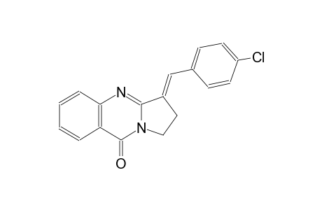 (3E)-3-(4-chlorobenzylidene)-2,3-dihydropyrrolo[2,1-b]quinazolin-9(1H)-one