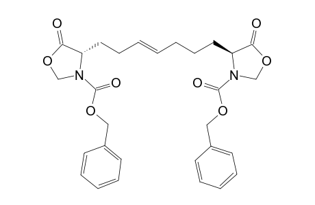 1,7-Bis[(4'S)-3'-benzyloxycarbonyl-5'-oxooxazolidin-4'-yl]hept-3-ene