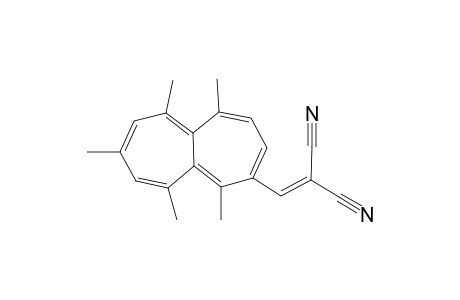 2-[(1,5,6,8,10-Pentamethylheptalen-2-yl)methylene]propanedinitrile