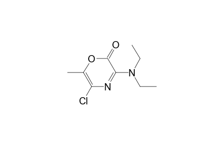 5-Chloranyl-3-(diethylamino)-6-methyl-1,4-oxazin-2-one
