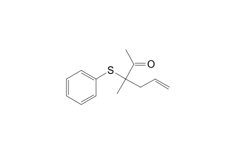 5-Hexen-2-one, 3-methyl-3-(phenylthio)-