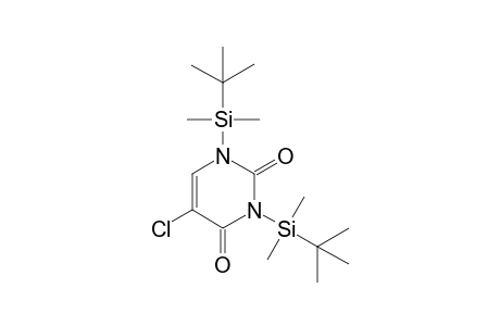 N,N-di(t-butyldimethylsilyl)-5-chlorouracil