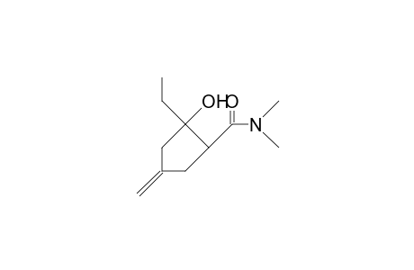 1-Hydroxy-1-ethyl-4-methylidene-(N,N-dimethyl-carboxamido)-cyclopentane