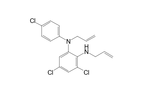N-Allyl-2-allylamino-3,4,5-trichlorodiphenylamine