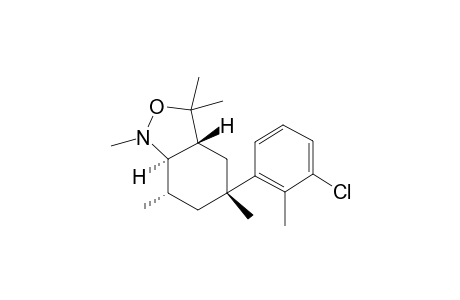 rac-(3aR,5R,7S,7aR)-5-(3-chloro-2-methylphenyl)-1,3,3,5,7-pentamethyloctahydrobenzo[c]Isoxazole