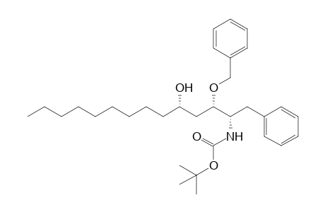 (2S,3S,5S)-1-Phenyl-2-[(tert-butoxycarbonyl)amino]-3-benzyloxy-5-hydroxy-butadecanone