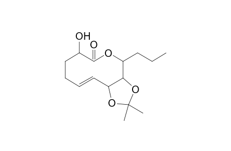 (E/Z)-8,9-(Isopropylidenedioxy)-3-hydroxy-10-propyl-1-oxacyclodec-6(E)-en-2-one