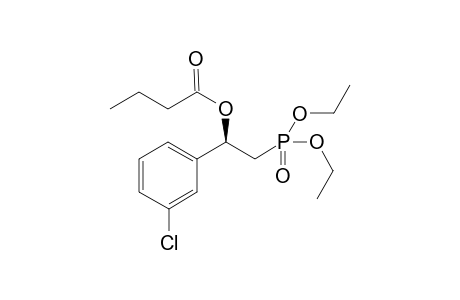 Diethyl-(R)-2-butryloxy-2-(3-chlorophenyl)-ethanephosphonate