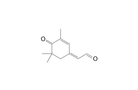 (2Z)-2-(3,5,5-trimethyl-4-oxidanylidene-cyclohex-2-en-1-ylidene)ethanal