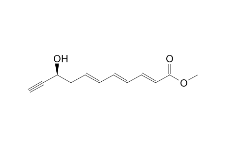 (2E,4E,6E,9S)-9-hydroxyundeca-2,4,6-trien-10-ynoic acid methyl ester