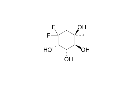 (1R*,2S*,3S*,4S*)-5,5-difluoro-1-methylcyclohexane-1,2,3,4-tetraol