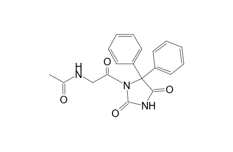 1-[(Acetamido)acetyl]-5,5-diphenylimidazolidine-2,4-dione