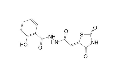 benzoic acid, 2-hydroxy-, 2-[(2Z)-2-(2,4-dioxo-5-thiazolidinylidene)-1-oxoethyl]hydrazide